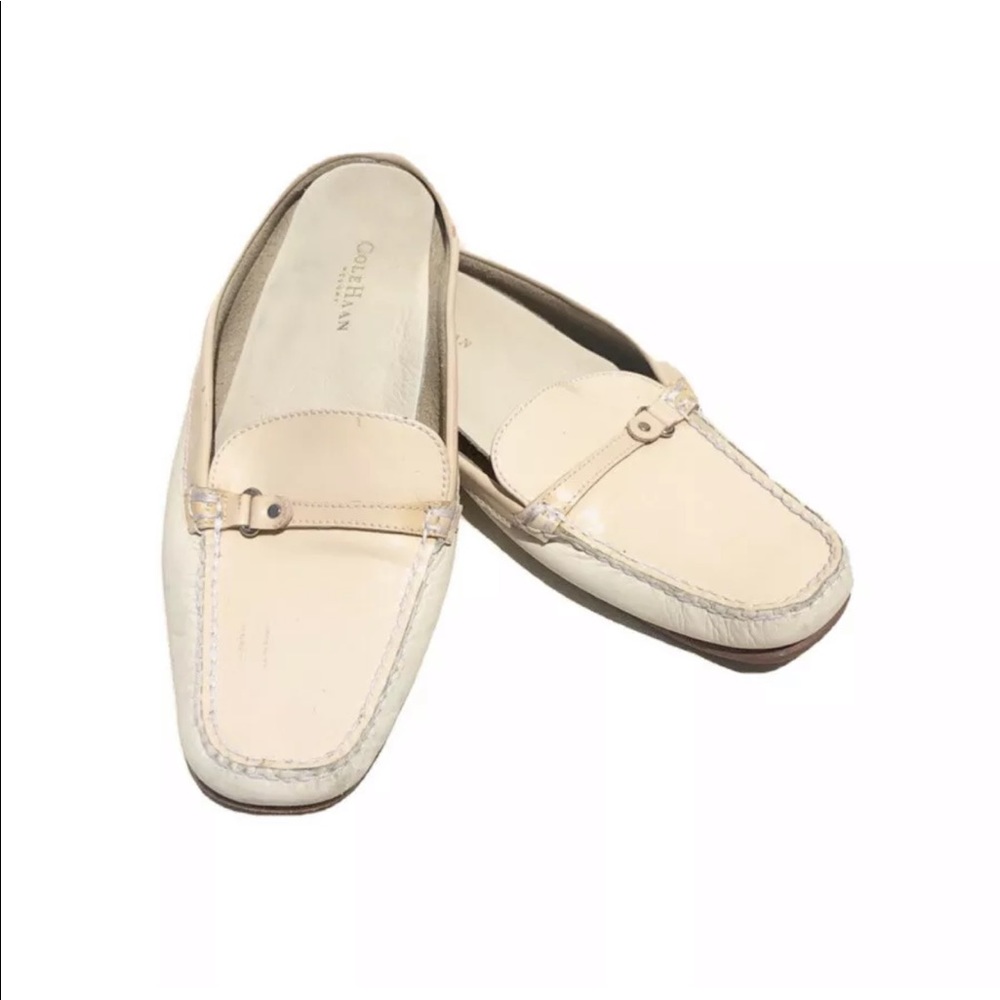 COLE HAAN Resort Leather Loafer Slides